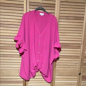 ODDY Vibrant Pink Top